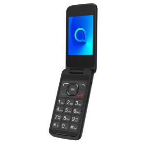 Мобильный телефон Alcatel 3025X 128Mb синий раскладной 3G 1Sim 2.8