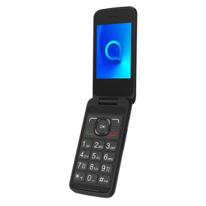 Мобильный телефон Alcatel 3025X 128Mb серый раскладной 3G 1Sim 2.8
